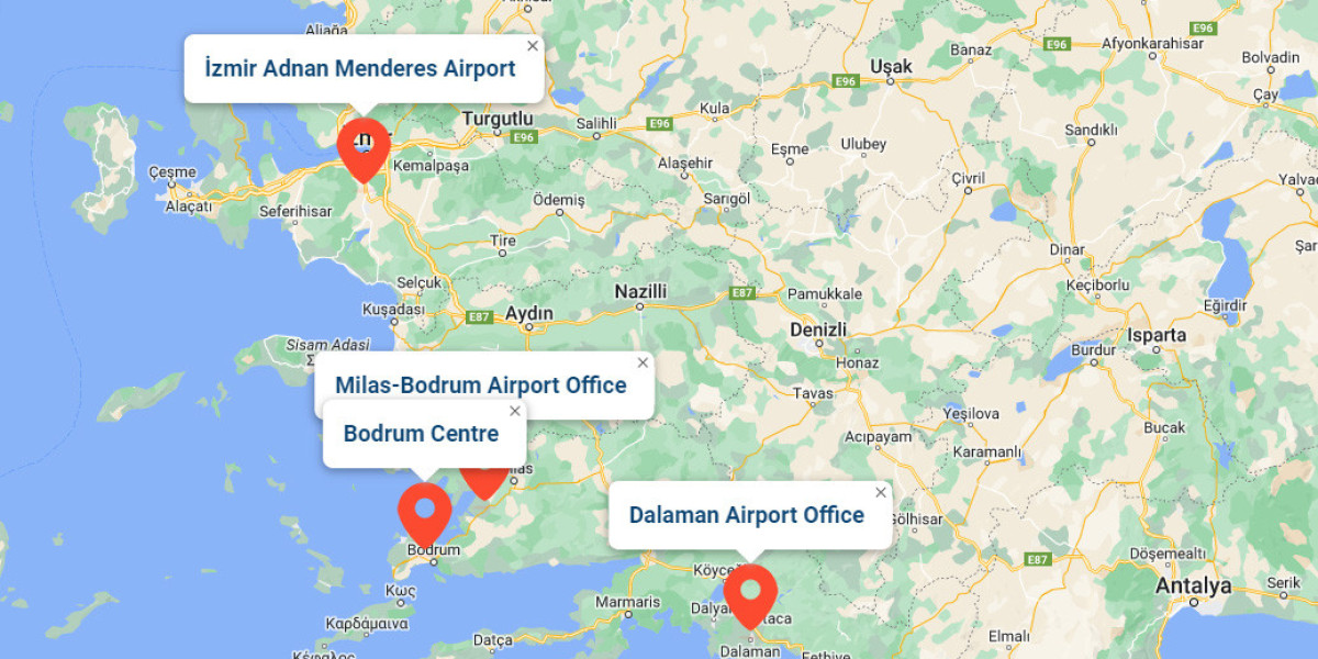 Bodrum Dalaman İzmir Airport Car Rental in Türkiye