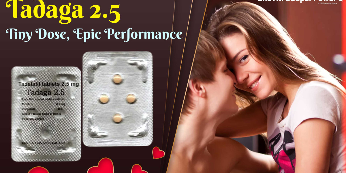 Order Online Tadalafil 2.5mg (Tadaga 2.5) – Secure Purchase in UK & USA