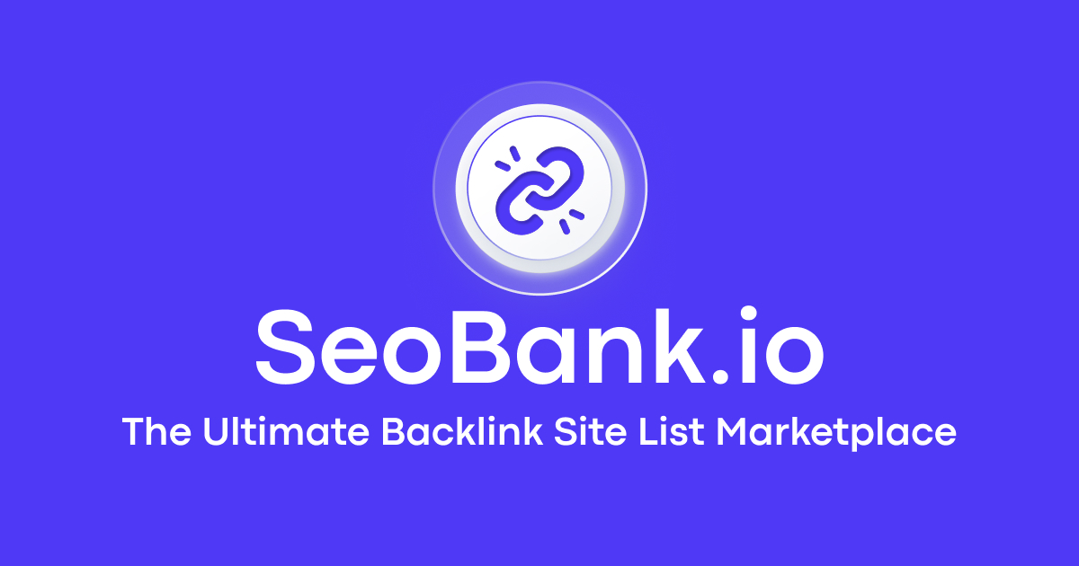 Seobank.io – Article, Guest Post & Bookmark Backlinks Site URL List